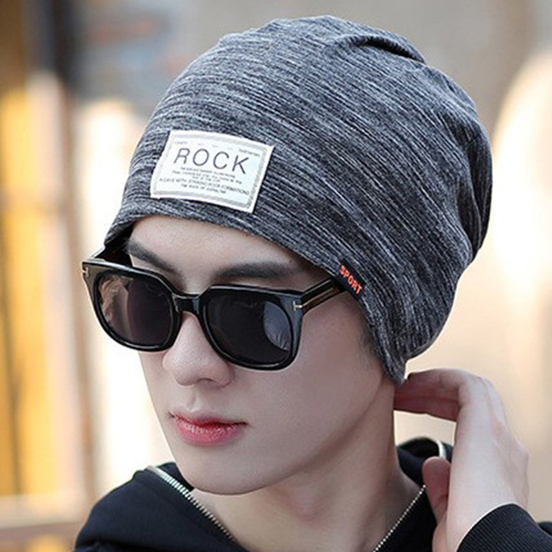 Gorro rayas azul marino