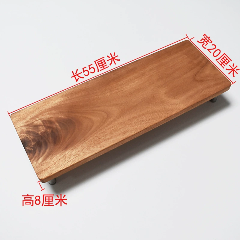 Solid wood computer display frame LCD TV frame office desktop keyboard storage new products