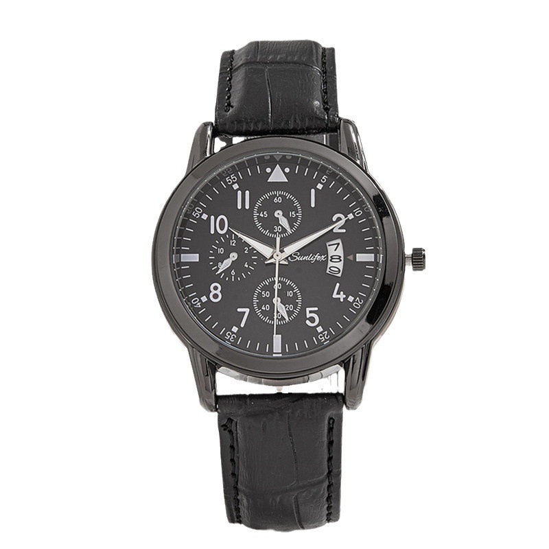 Comercio exterior Venta caliente reloj de hombre falso reloj de cuarzo de negocios de moda de tres ojos reloj deportivo casual de los hombres reloj de los hombres del estudiante