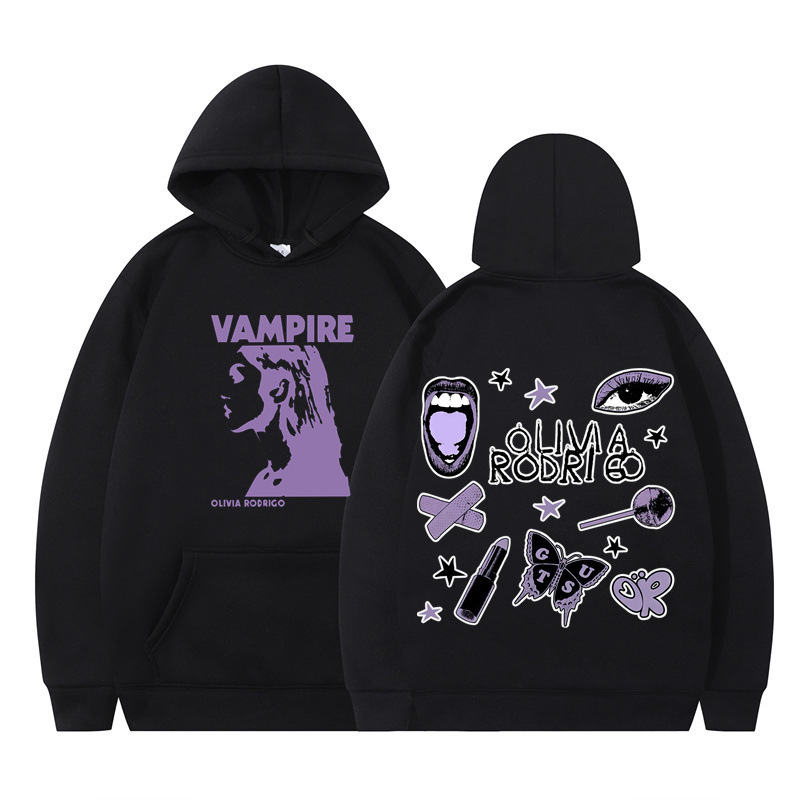 Cross-border Amazon Guts Olivia Rodrigo hooded sweater autumn and winter Olivia Rodrigo