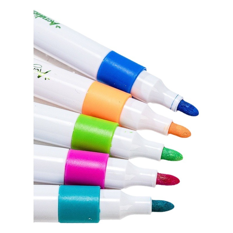 Niños DIY pintado a mano acrílico cepillo arte especial pluma al por mayor Traje de marcador de acrílico transfronterizo principiante