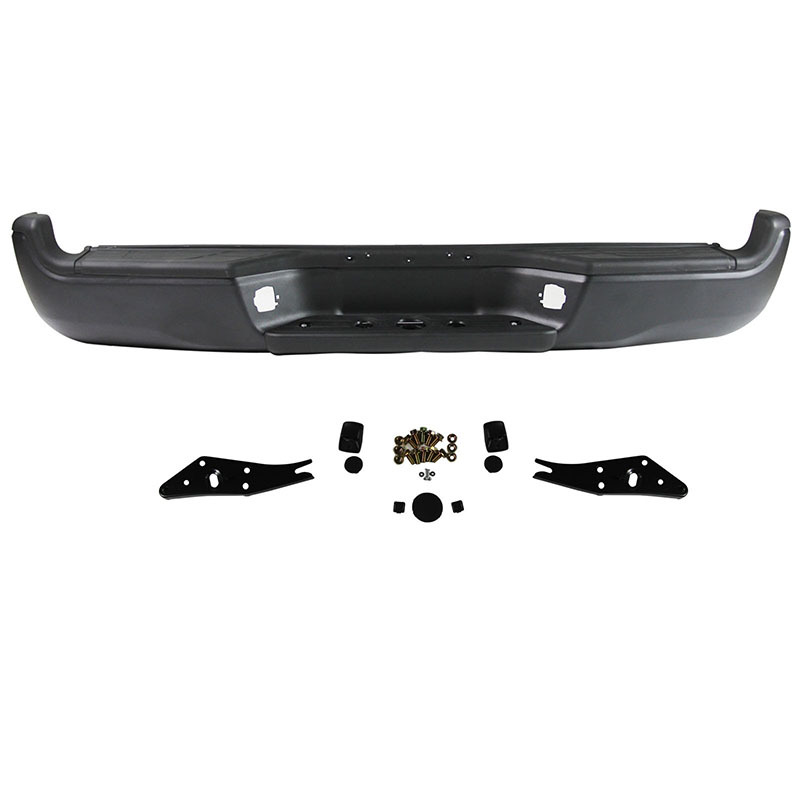 Adecuado para el parachoques trasero del Toyota Tacoma 2005-2015, modelo de ensamblaje original en color negro.