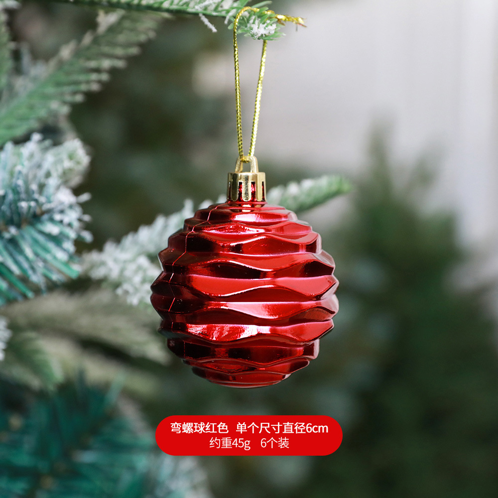 Bola de Navidad Duodua bolsa decoraciones de Navidad de forma especial bola pintada árbol de Navidad colgante accesorios centro comercial de techo al por mayor