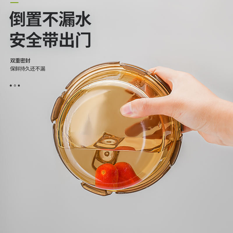 饭盒微波炉加热专用碗上班族带饭餐盒玻璃保鲜盒分隔便当盒水果盒|undefined