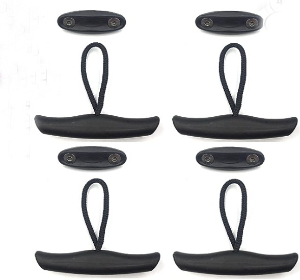 4-piece set kayak canoe handle T-shaped handle with rope and pad eye