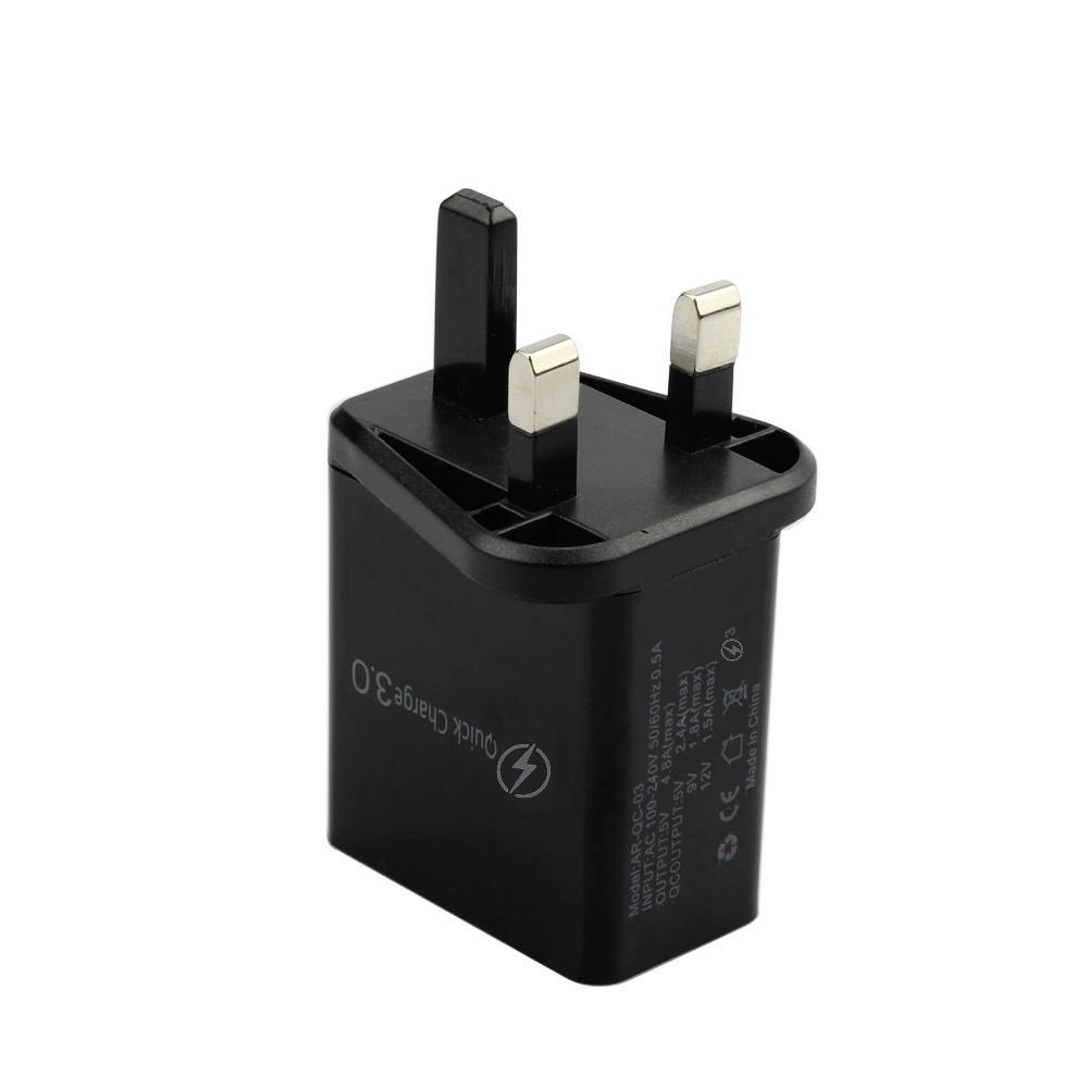 3USB британская фабрика быстрой зарядки QC 3.0 версия треугольник Британский зарядное устройство быстрая зарядка Travel Head