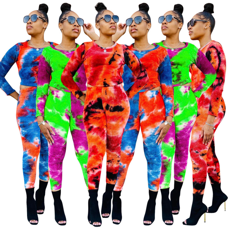 FE259 special price does not return does not change European and American women's Amazon fashion printed jacket with pants pit two-piece set FE259 special price does not return does not change European and American women's Amazon fashion printed jacket with pants pit two-piece set