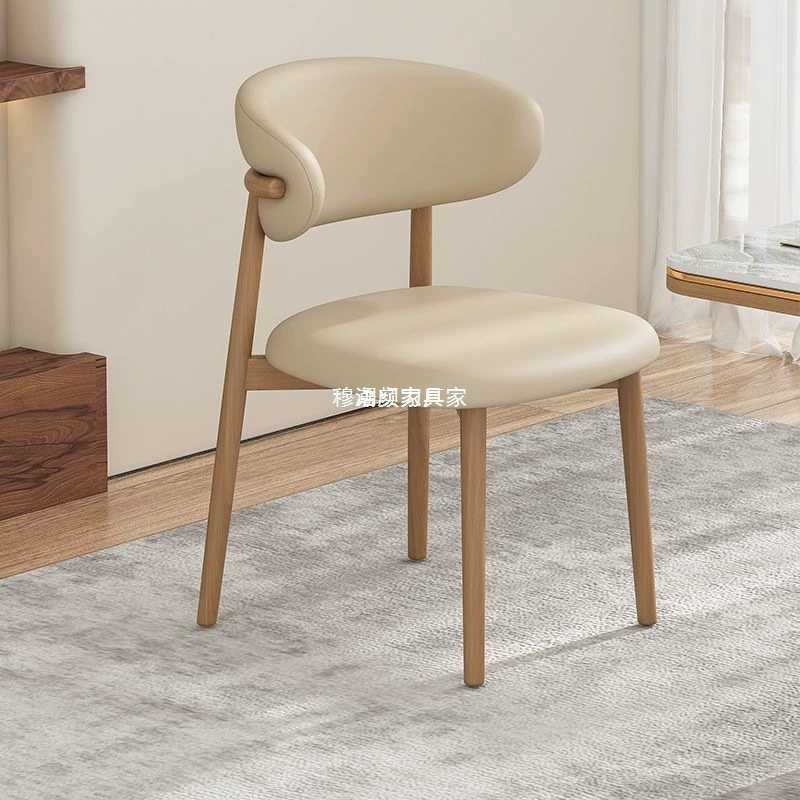 Домашний современный простой обеденный стул из углеродистой стали, ресторанный стул, обеденный стол для отеля, табурет со спинкой, скандинавский стул для отдыха