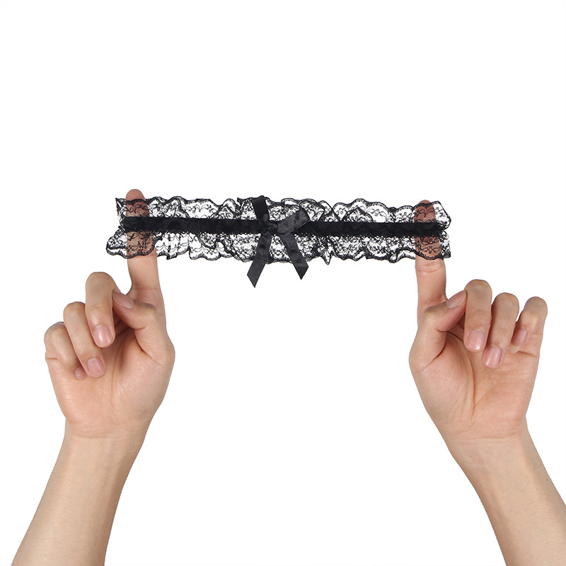 Hombres sexy suministros de encaje anillo de la pierna del arco JK anillo de la pierna, JK anillo de la pierna, medias, medias, calcetines blancos anillo