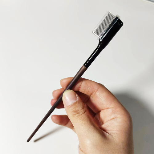 Eyelash comb, eyebrow comb, steel needle comb, dense-toothed eyebrow trimming comb, eyelash curler, makeup brush, beauty tool, eyelash root and follower are clear