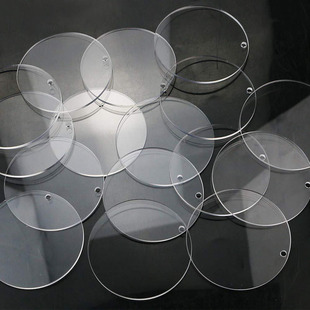 Laser Cut Transparent Disc Acrylic Disc Base Custom Plexiglass Machine Accessories Printing Coaster