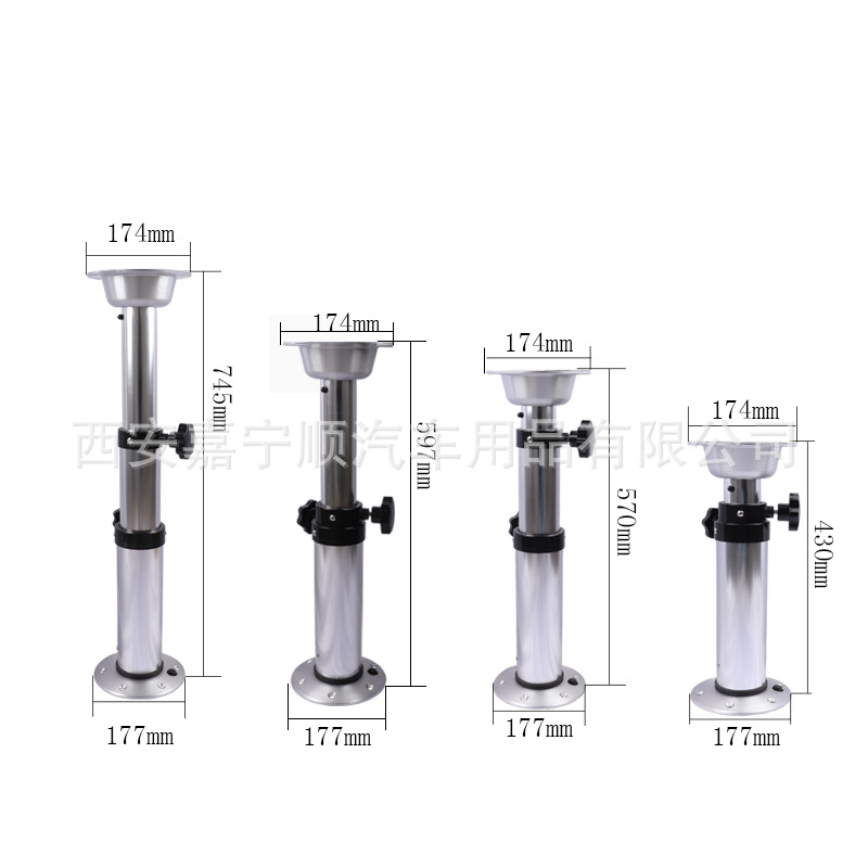 La pierna de la tabla de elevación del coche de motor el coche de motor modificó la pierna de la tabla se puede desmontar fácilmente hecho de la aleación de aluminio fácil desmontar tres secciones se puede levantar