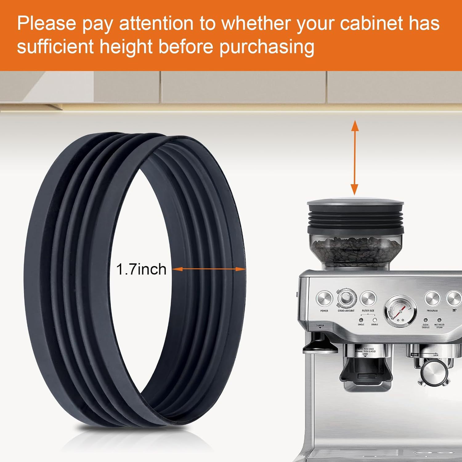 Breville platino rico 870/878/880 molinillo de frijol bin aire soplado polvo residual aire soplado limpiador modificación accesorios