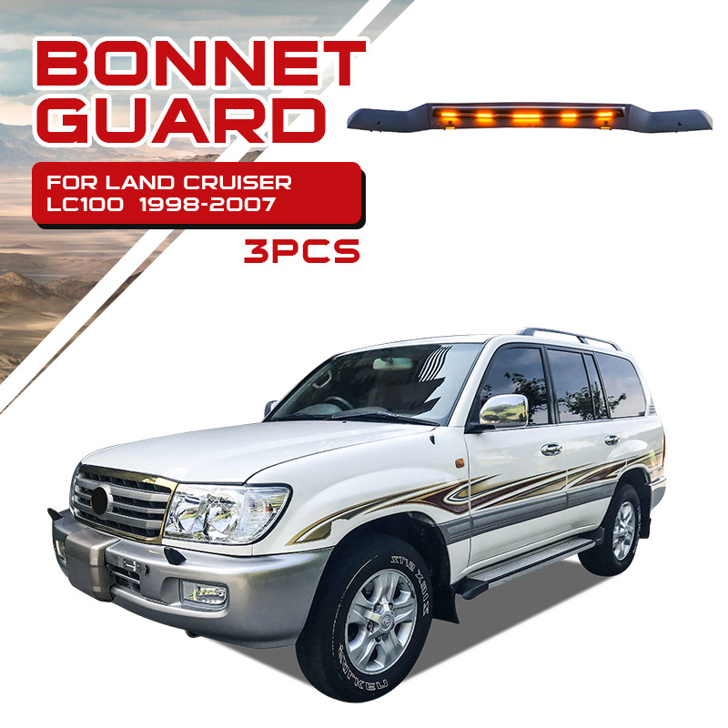 Tenxinrui aplicable a landkuroze LC 200 100 patrulla de la tierra modificado coche con cubierta luz arenisca bloque Accesorios