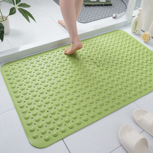 Bathroom Anti-Slip Mat Foot Massage Bath Mat Bathroom Shower Toilet Anti-Fall Floor Mat Manufacturer Direct Sale One Piece