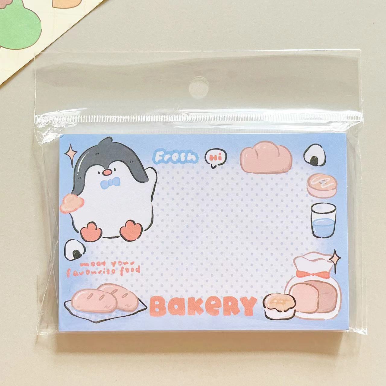 펭귄 노트 패드 * 빵