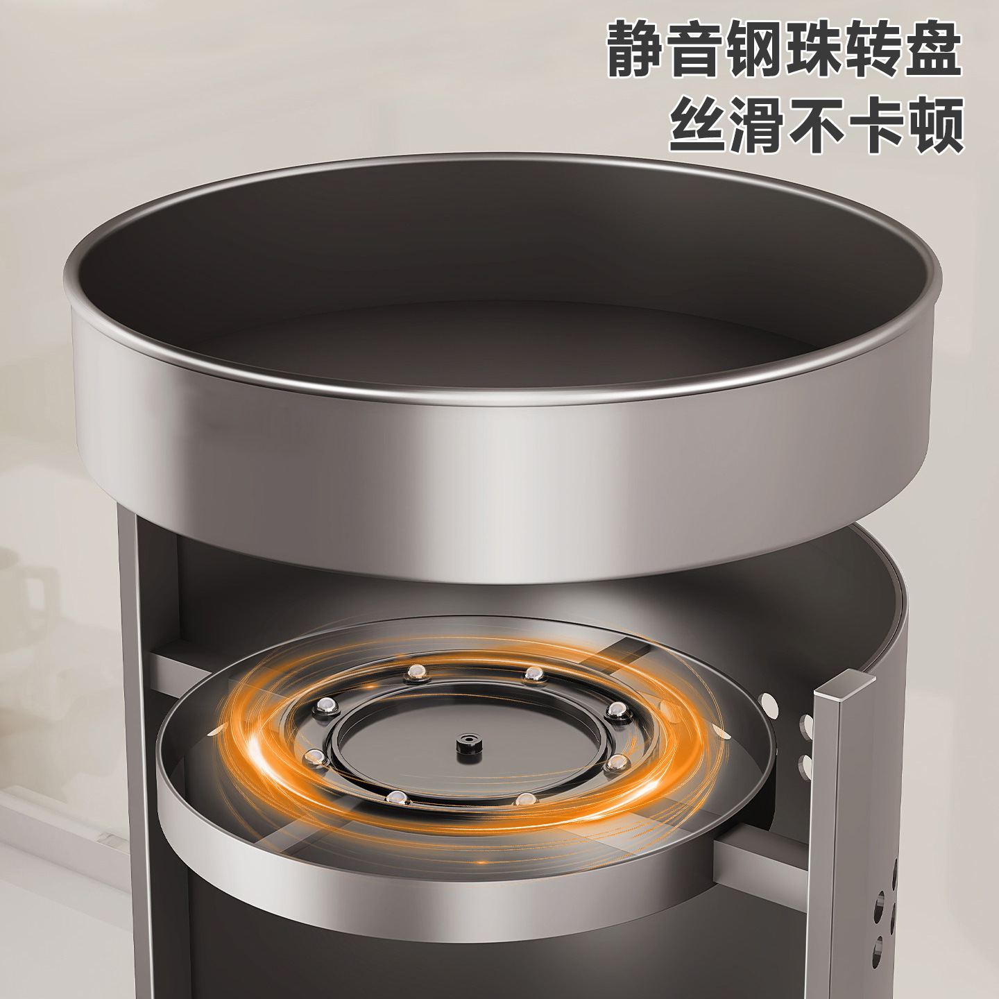 旋轉調料置物架廚房用品角落調味品架子家用新款檯面轉角收納架盒 3