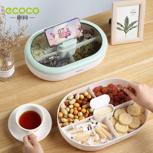 Candy plate, dried fruit plate, home living room coffee table, snack snack storage box, Internet celebrity melon seed tea snack nut tray