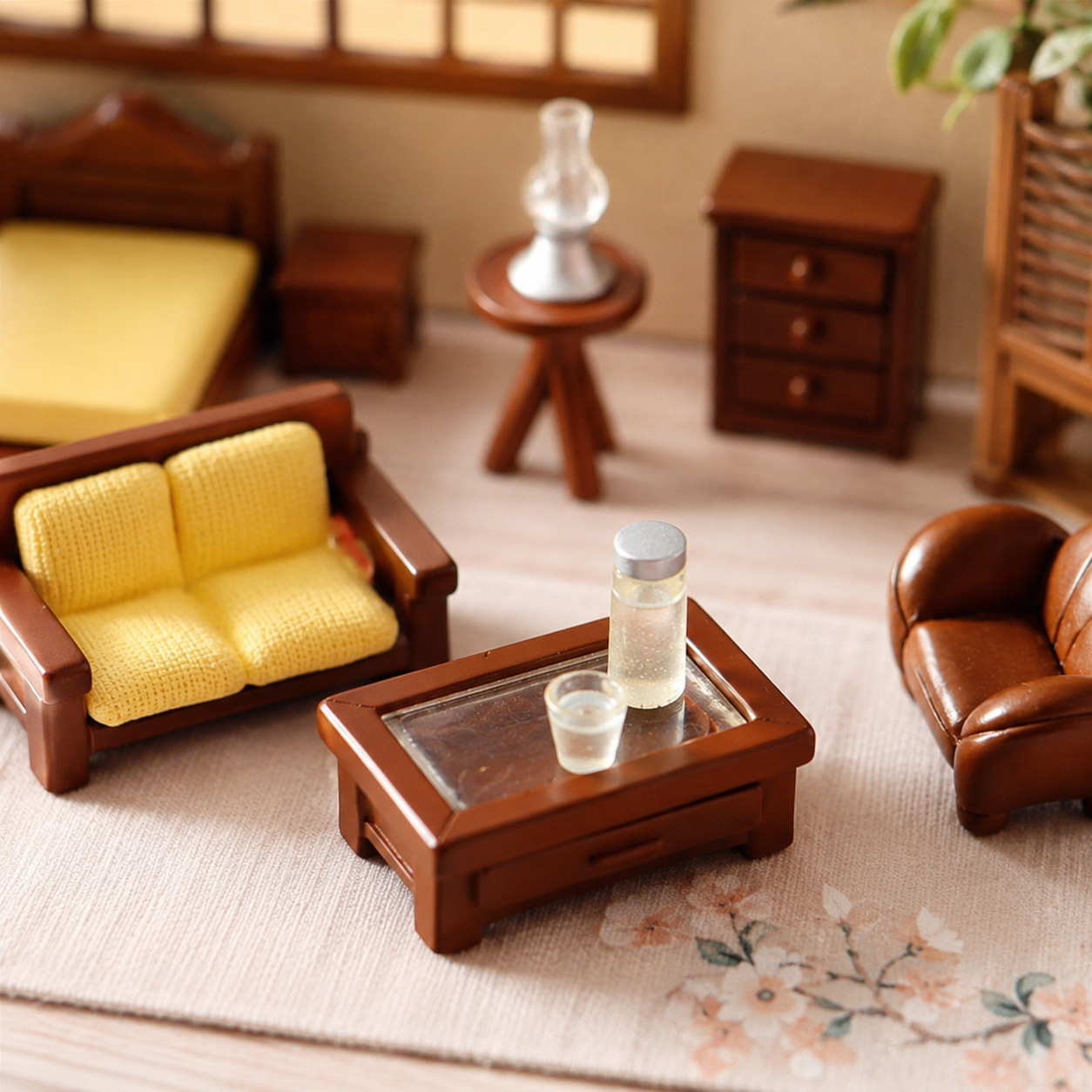 1:12 微缩中式家具 娃娃屋 dollhouse 袖珍家居摆件 微缩场景模型