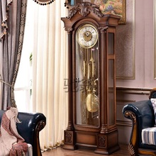 daz德国赫姆勒机械落地钟客厅家用欧式座钟台式坐钟美式复古老式