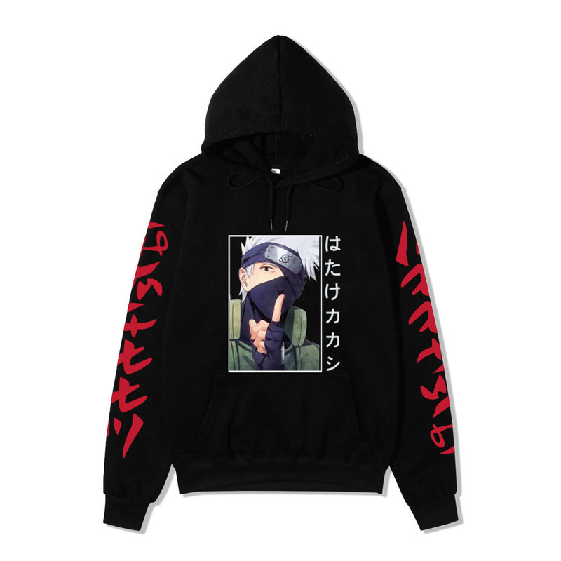 2021 Naruto Hoodie Men's and Women's Casual Hoodie Kakashi Printed Hoodie Hoodie Top Jacket 2021 Naruto Hoodie Men's and Women's Casual Hoodie Kakashi Printed Hoodie Hoodie Top Jacket