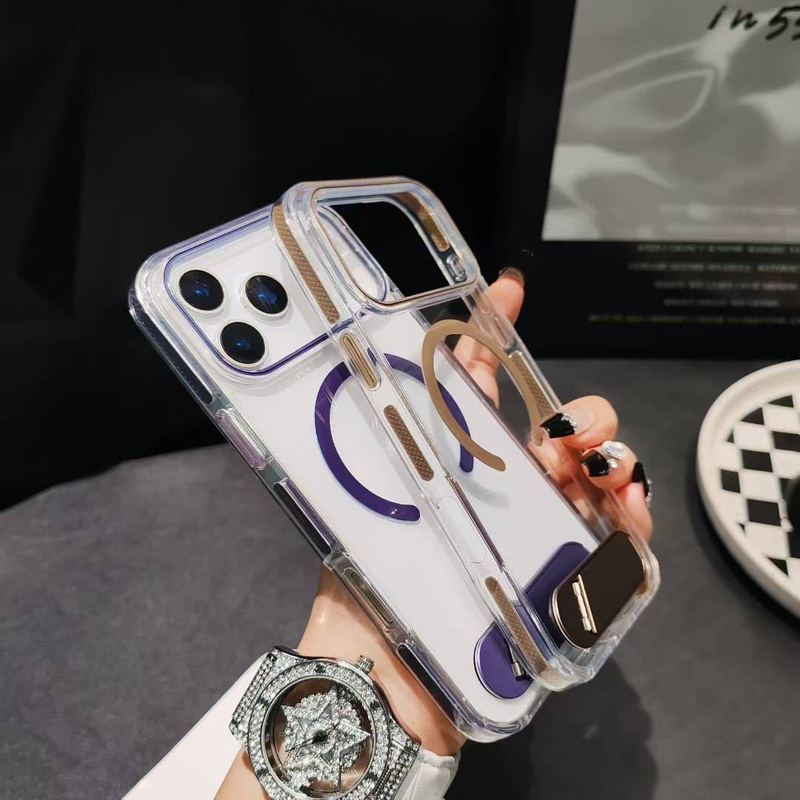 适用高透支架苹果iPhone17promax亚克力磁吸17air手机壳16p保护套|undefined