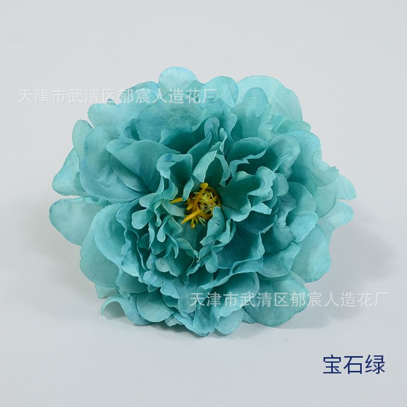 Artificial nueva flor de peonía fondo de la boda flor de la pared arreglo de flores Decoración de mesa flor haciendo transfronterizo dedicado peonía cabeza de la flor