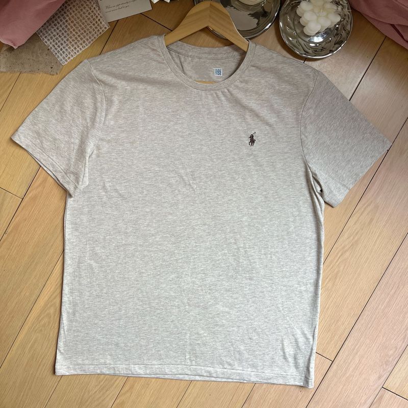 オリジナルの外国貿易は高品質の純綿の馬の刺繍の男性の半袖のtシャツのカジュアルな百合の上着の男性をスキャンすることができます。|undefined