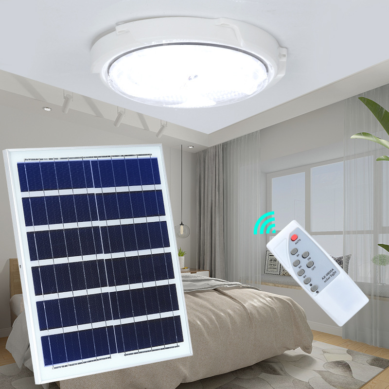 solar energy Ceiling lamp household indoor remote control high-power Cross border new pattern balcony LED Corridor Solar Lights