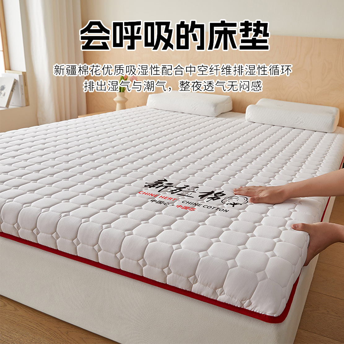 Colchón plegable doméstico de algodón de Xinjiang camas de tatami gruesas colchón para alquiler de dormitorios de estudiantes especiales