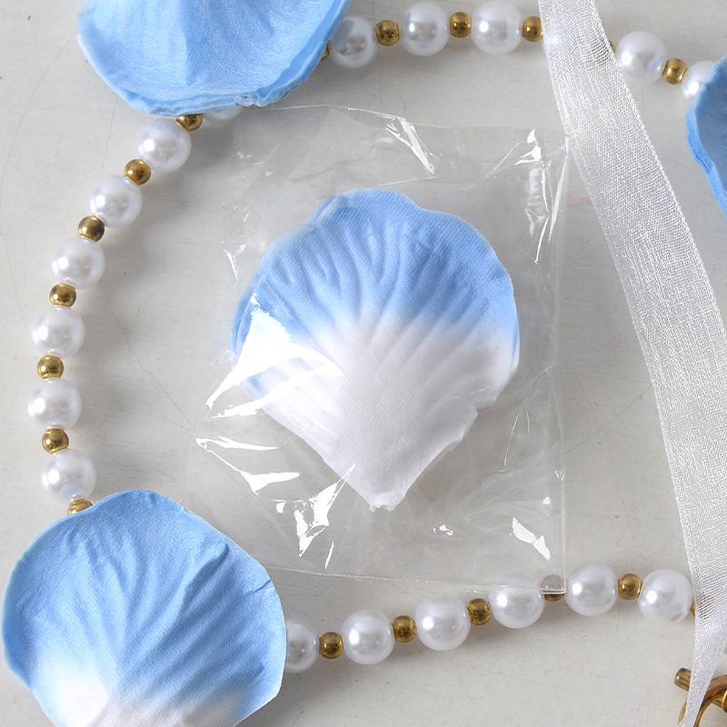 Simulación de pétalos de rosas dulces 100 piezas de tela no tejida propuesta de matrimonio de la atmósfera de cumpleaños esparcida a mano