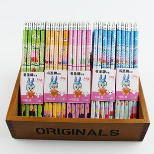Bag 10 pencils drawing sketch student stationery school supplies HB with eraser hex writing pencil wholesale