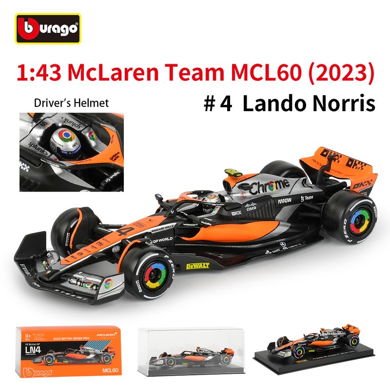 Biliao 1:43 McLaren team McLaren F1 MCL60 racing simulation alloy car finished model