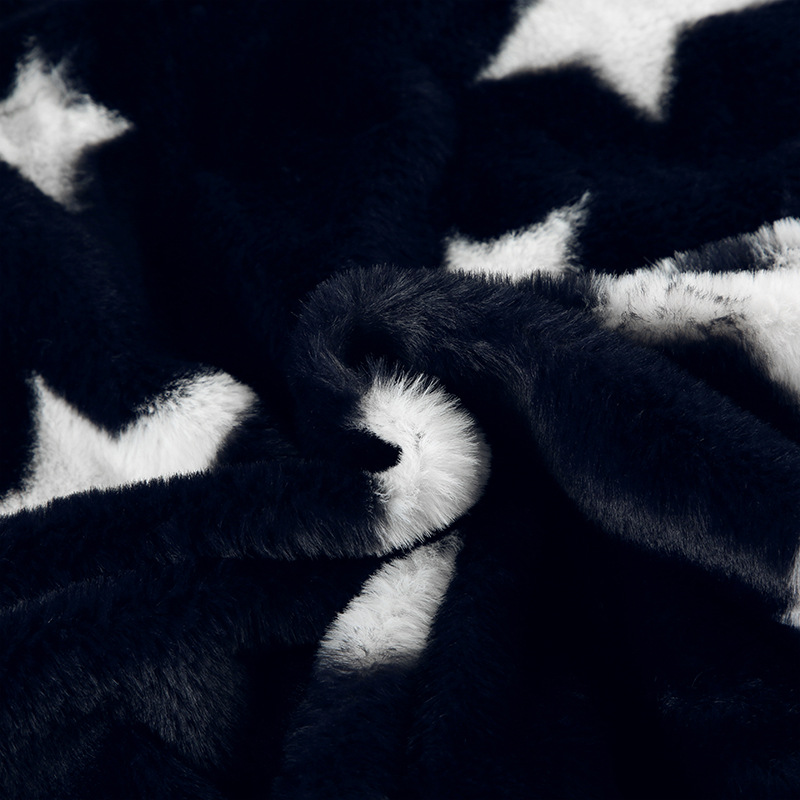 Five Pointed Star Hooded Loose Plush Warm Coat Millennium Sexy Street Contrast Color Niche Zipper Sweatshirt