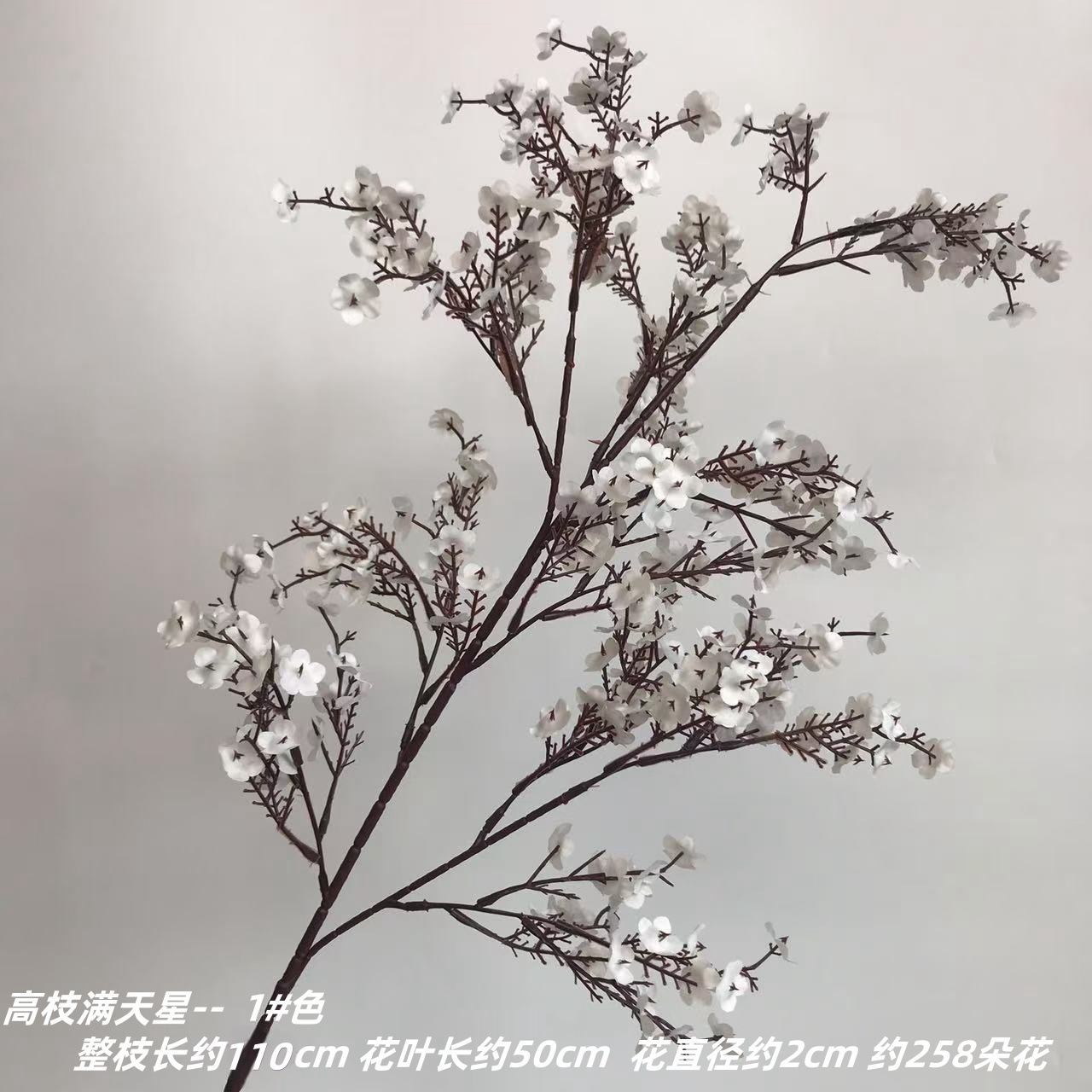 높은 가지 안개꽃 1#색깔