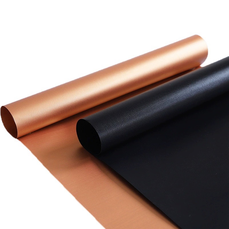 Трансграничный тефлоновый коврик для барбекю черного медного цвета, для гриля на открытом воздухе, жаропрочный, с возможностью индивидуализации этикетки