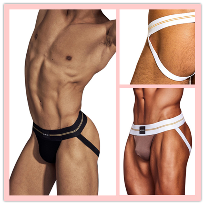 Orlvs Double Thong Underwear for Men, Gay Thong, Hip-Lifting, Sexy Low-Waist Elastic Modal T-Pants Or6108, Hip-Hugging