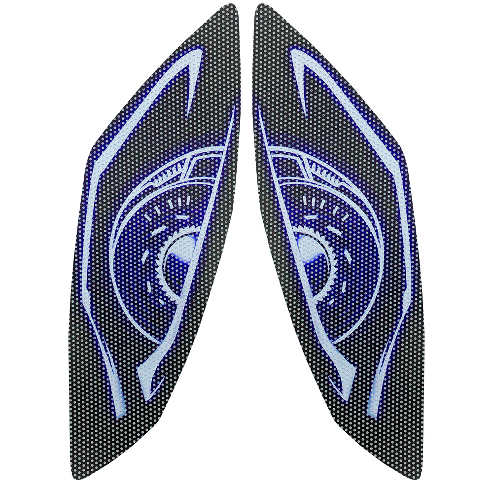 Aplicable a Yamaha YZF R6 06 - 16 años de modificación de la personalidad del faro decoración adhesivo de protección de película de lámpara de automóvil