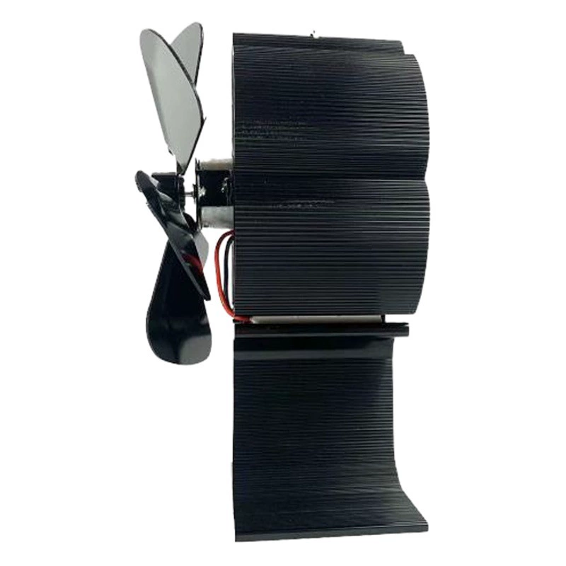 Трансграничный европейский и американский 6-листовой тепловой камин роторный вентилятор Amazon камин алюминиевый сплав термостойкий тепловой вентилятор