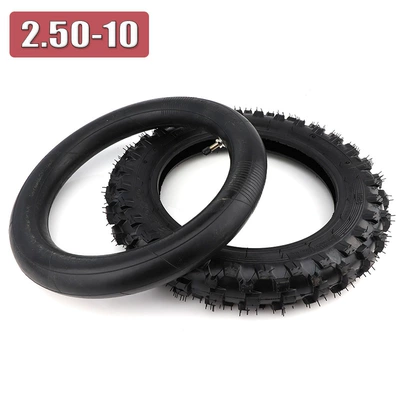 2.50 10 motorcycle dirt bike tire and inner tube suitable for small flying eagle Apollo small high race modification wholesale