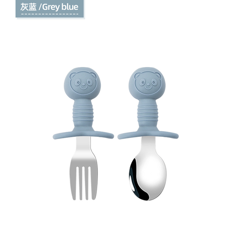 Vajilla para niños 316 tenedor y cuchara de acero inoxidable