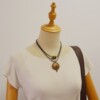 Retro ethnic accessories, short double-layer chain for key bag , necklace, ethnic style, new collection, cotton and linen, simple and elegant design