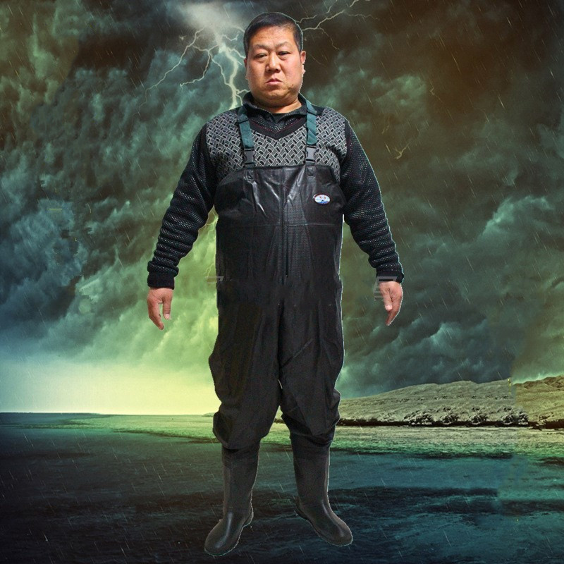 牛津下水裤  涉水服养殖垂钓农田渔业水产复合牛津下水衣