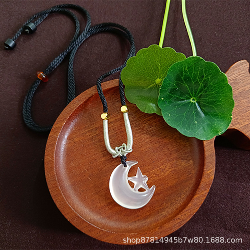 검은색 끈이 달린 Xingyue Qiyuan 대형 사이즈(25*22mm)