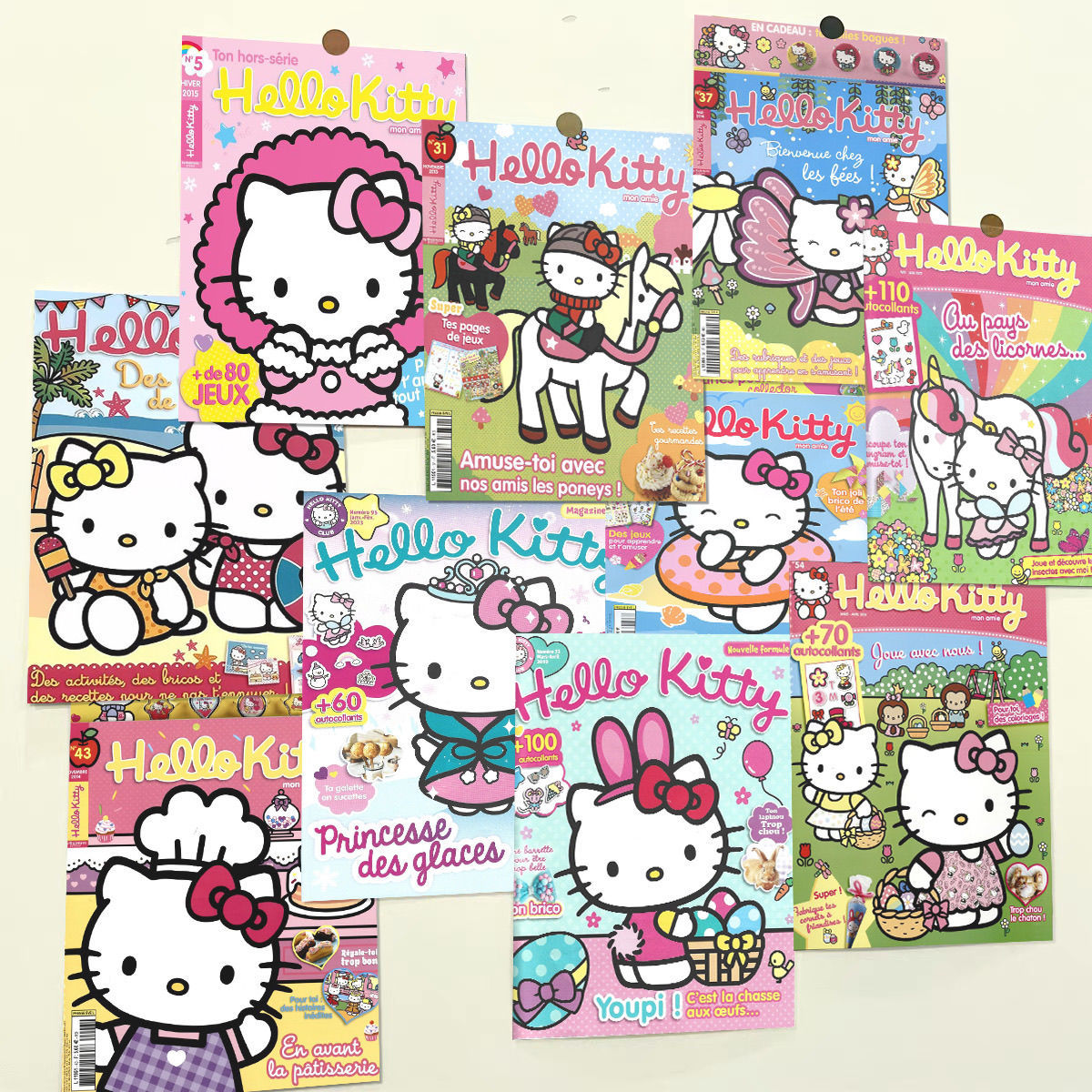 Hello Kitty海报ins风少女心可爱学生宿舍卧室墙贴房间装饰海报