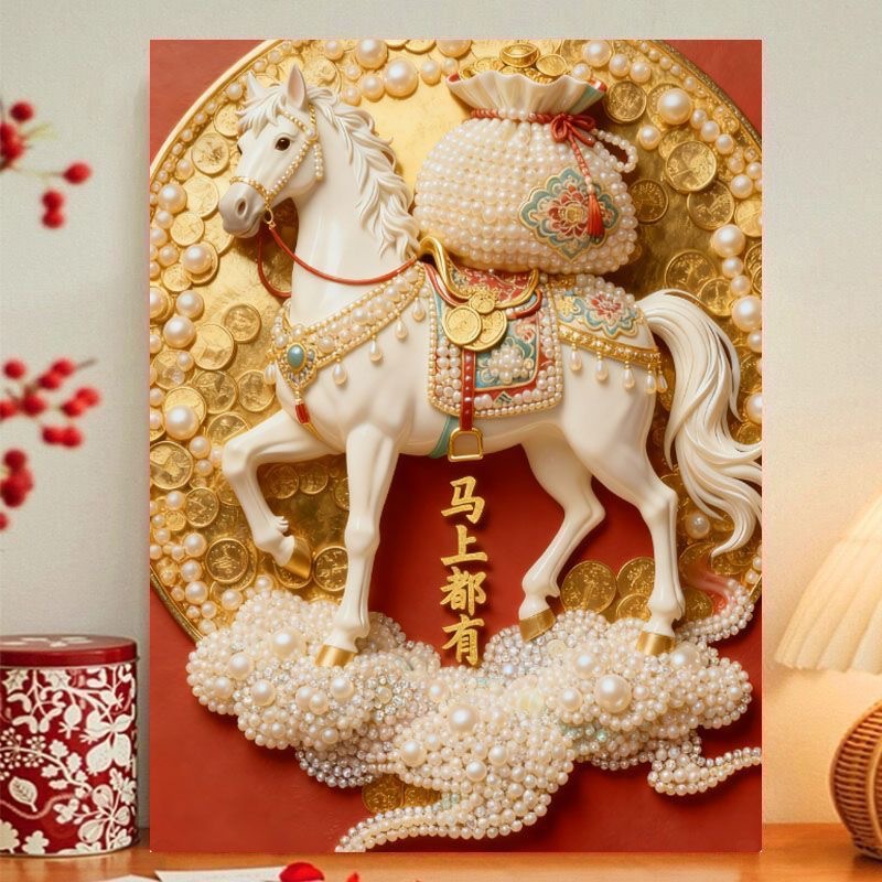 Los modelos de explosión inmediatamente tienen pinturas de perlas DIY pinturas de diamantes hechas a mano decoración creativa para enviar regalos a amigos pinturas autoadhesivas