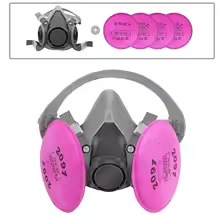 跨境一件代发重度粉尘电焊焊工防烟蒸气焊烟玻璃纤维颗粒防尘面具