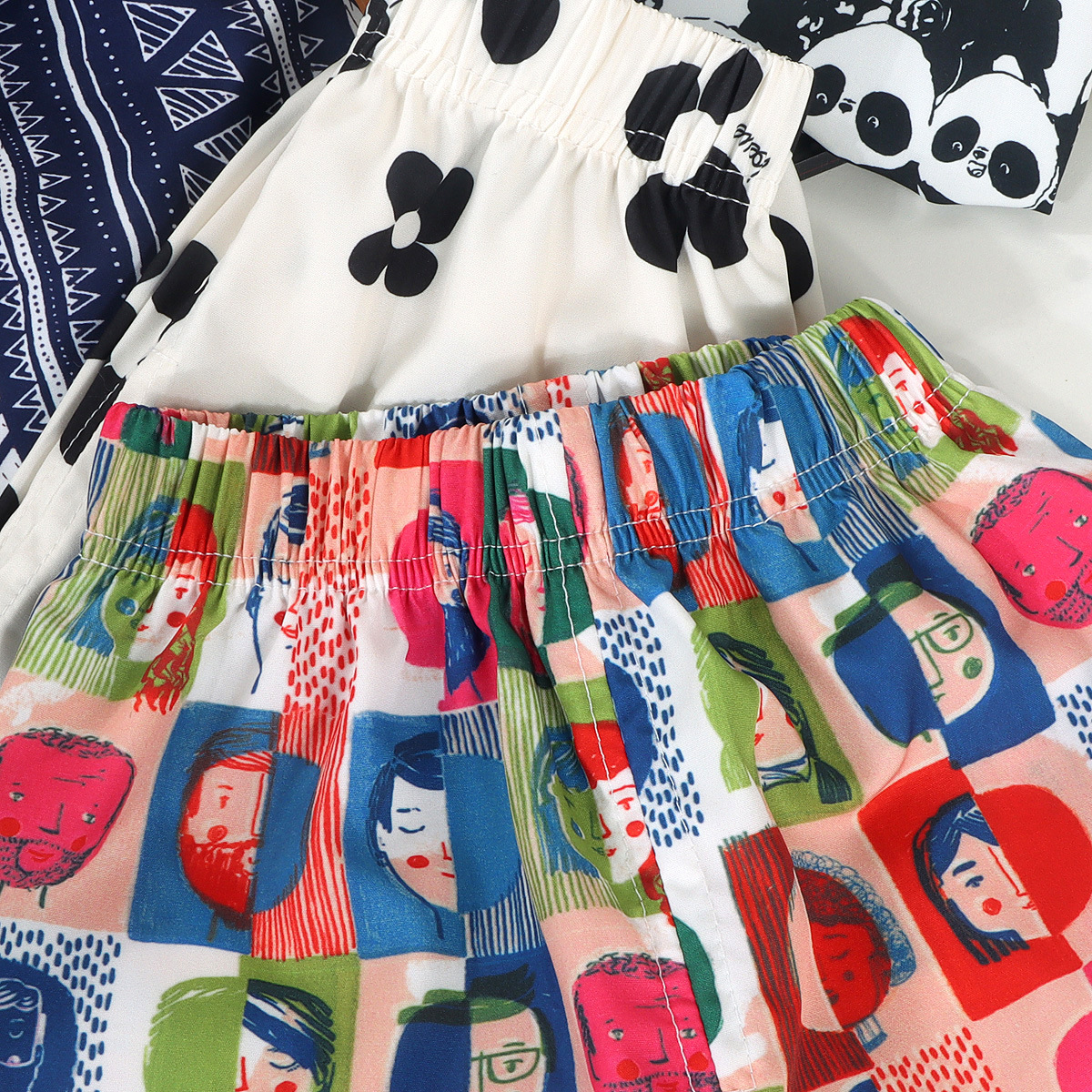 Pantalones infantiles de verano para niños, pantalones de nueve puntos para mujeres, pantalones anti-mosquitos coreanos, pantalones de lámpara, dos paquetes image 5