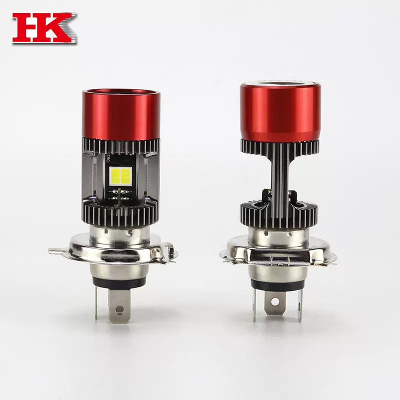 定制摩托车LED大灯电动车灯泡电动车led前照灯远近光一体改装大灯