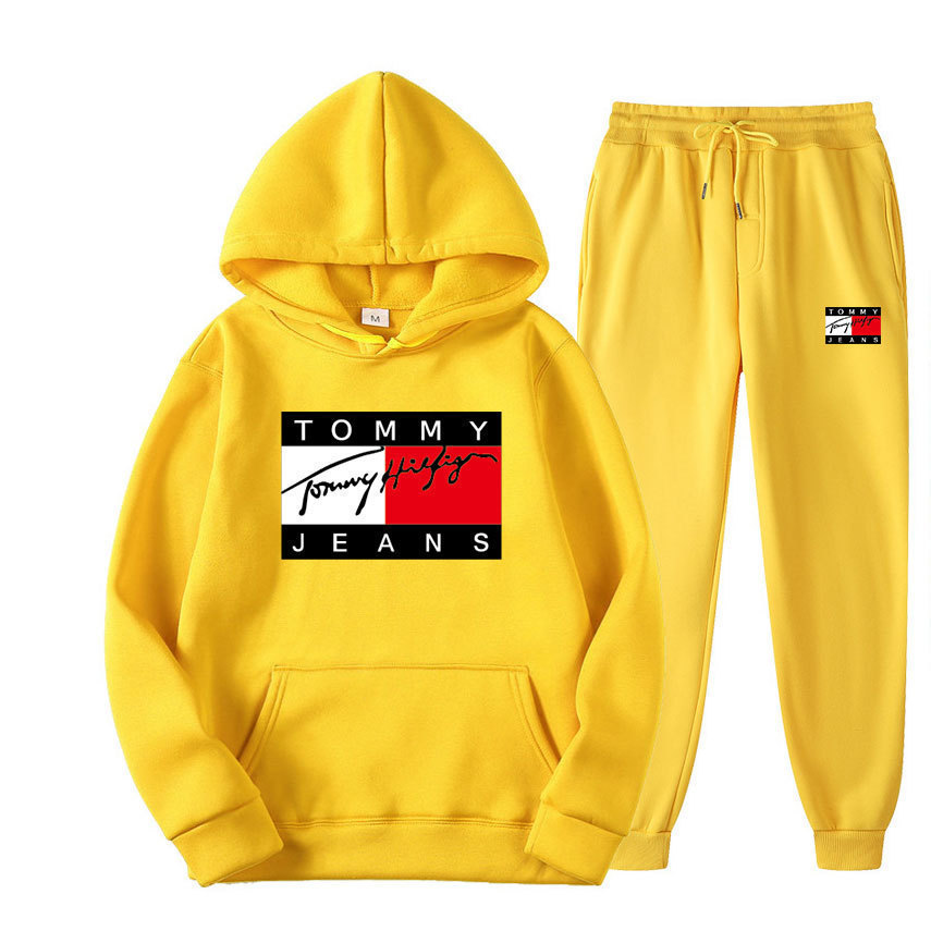 2025 nueva primavera suéter con sudadera hombre impresión suelta color sólido europeo y americano transfronterizo LOGO femenino